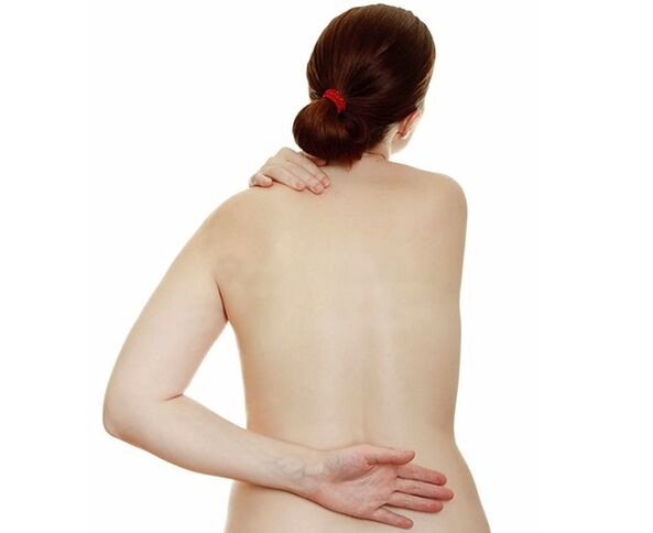 Dor nas costas con osteocondrose